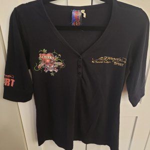 Ed Hardy Sport Women's Shirt Size XL